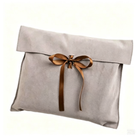Pochette en velours pour emballage, sac à main de luxe, faux daim, perruque, portefeuille, rangement, pochette en velours