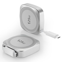 Chargeur sans fil magnétique pliable rapide Qi2.2 25W, support de téléphone portable portable en ABS, chargeur sans fil rapide 3 en 1