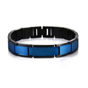 Bracelet en acier inoxydable pour femmes et hommes, résistant à la rouille, réglable, résistant à l'eau, pour les États-Unis - Product Image 2