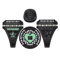 Personalisierter Maßgefertigter Meisterschaftsring Benutzerdefinierter Teamname Jahrgang Nummer Gravur Vintage Metall Sportfan Gedenkstück Ausstellungsstück