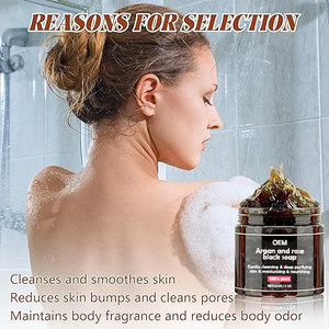 Bán Buôn Nhãn Hiệu Riêng <span class=keywords><strong>Morocco</strong></span> Đen Xà Phòng Với <span class=keywords><strong>Argan</strong></span> Và Hoa Hồng Nhẹ Nhàng Làm Sạch Sâu <span class=keywords><strong>Morocco</strong></span> Đen Xà Phòng Cho Tất Cả Các Loại Da - Product Image 2