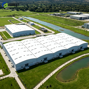 Bâtiment d'usine préfabriqué durable à grande portée pour machines lourdes, entrepôt en acier préfabriqué - Product Image 1