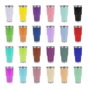 Vaso Térmico de Acero Inoxidable de Doble Pared, 20oz/30oz, Personalizado para Auto, Botella de Agua, Taza de Viaje a Prueba de Fugas - Product Image 5