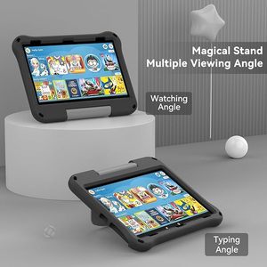 Étui pour tablette enfant en mousse EVA pour <span class=keywords><strong>Amazon</strong></span> Fire <span class=keywords><strong>HD</strong></span> 10 13th/11th Gen 2023/2021 housse robuste antichoc avec béquille pliable - Product Image 4