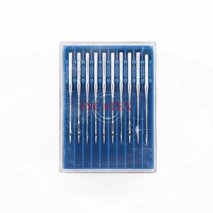 500 pièces d'<span class=keywords><strong>aiguilles</strong></span> à <span class=keywords><strong>coudre</strong></span> <span class=keywords><strong>Schmetz</strong></span> authentiques 134 SES 135x5 SES DPx5 SES Nm 65/9 70/10 75/11 80/12 90/14 pour <span class=keywords><strong>machine</strong></span> à <span class=keywords><strong>coudre</strong></span> industrielle - Product Image 6