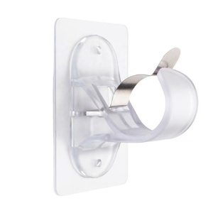 Không có khoan Rèm Rod chân đế tự dính rèm Rod Holders Heavy Duty Stick trên Rod móc phòng ngủ phòng tắm phòng khách - Product Image 1