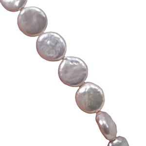 Perle d'eau douce naturelle blanche, forte et légère, de style baroque, presque ronde, 12 mm, pour la création de bijoux faits main - Product Image 5