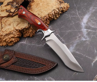 Hot Sale Russland Feste Klinge Alle Stahl messer Outdoor Wandern Steak Messer Camping Bush craft Big Knives