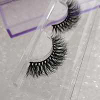 Vendeur de cils curl cils fournisseurs faux cils naturels faits à la main pleine bande cils cils de vison moelleux