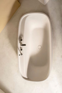 Commercial Grade Custom Shape Concrete Bathtub High End Hotel Bathroom <b>Freestanding</b> Cement Tub Bulk Export Sourcing Vietnam - Product Image 3