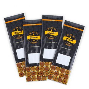 Sacs en papier kraft ZJPACK recyclables de qualité alimentaire, avec logo personnalisé, pour emballage de snacks, résistants à la graisse, fond en V, avec bec verseur supérieur - Product Image 4