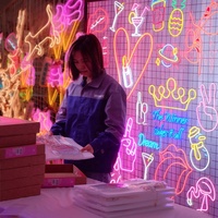 WOWORK 2026, enseigne lumineuse néon personnalisée en forme d'ailes, 12 V, étanche, pour la publicité, les événements, les accessoires photo, les vitrines de magasins