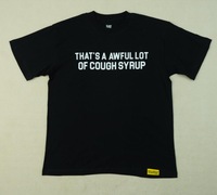 THAT'S AWFUL LOT COUGH SYRUPT Kaos Pria Lengan Pendek Katun Murni Kasual dengan Tulisan Longgar
