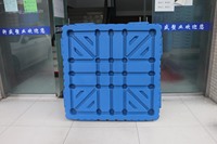 NEXARA 1212 Euro Palettes en plastique 1200*1200*150mm Moulage par soufflage monobloc pour stockage en entrepôt et rayonnage de palettes