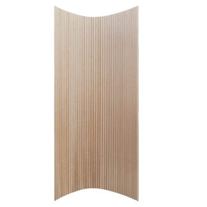 Pannello Murale in Impiallacciatura di Rovere Bianco Personalizzato, <span class=keywords><strong>Spessore</strong></span> 9mm, Design 3D Convesso e Concavo in MDF per Decorazione d'Interni - Product Image 2