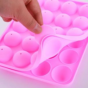 Cupcake <b>Baking</b> Mold Cake Stick Mold Tray Lolly Party Cavity <b>Silicone</b> 20 Pink Moulds Custom OEM & ODM - Product Image 5