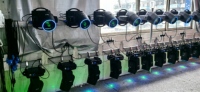 Neue 3-Prismen-Beam Moving Heads 295 Lichteffekt Bühnenbeleuchtung Chinesischer Hersteller LED 3in1 14R für Disco Club DJ Party Event Nachtclub