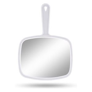 Hot Sales Wholesales Custom Large Square Handheld Cosmetic Desktop <b>Mirror</b> Single Side Silver Finish Customizable Color Logo - Product Image 1