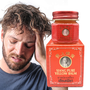 Thai Siang Pure Balm Ointment Alleviate Mosquito Bites Itch Headache Dizziness Muscle <strong>Pain</strong> Nasal Congestion External Use 2 Year - Product Image 6