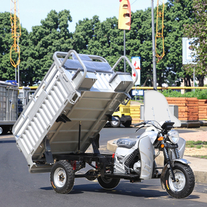 Motocyclette à essence à trois roues MANOT avec véhicule de livraison de cargaison Sidecar Van ouvert motorisé d'une puissance de plus de 1000W - Product Image 1