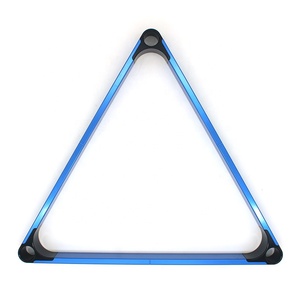 Ballon de billard haut de gamme en aluminium de 57.2mm, <span class=keywords><strong>Triangle</strong></span> de couleur bleu/<span class=keywords><strong>noir</strong></span>/rouge - Product Image 5