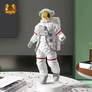 高級家の装飾アートクラフト表面樹脂宇宙飛行士等身大グラスファイバー宇宙飛行士像