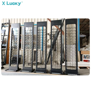Hot bán tùy chỉnh <span class=keywords><strong>ROTARY</strong></span> đá thạch anh Rack hiển thị Granite Bảng điều chỉnh showroom đá cẩm thạch đứng Kệ Kim Loại hiển thị đứng - Product Image 5