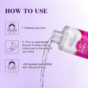 Tonique Revitalisant OEM NAD Plus PDRN Niacinamide Carnosine ADN de Sodium Anti-Glycation Améliore la Peau Terne Hydratant Nourrissant - Product Image 6