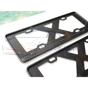 2011-2023 Pour modification automobile Plaque d'immatriculation Pare-chocs avant Fibre de carbone 718 <span class=keywords><strong>911</strong></span> État neuf - Product Image 5