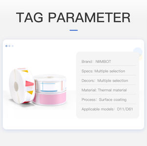 NiiMbot 도매 이동식 열 흰색 라벨 스티커 포장 라벨 - Product Image 5