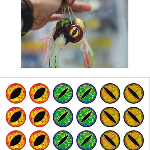Occhi 3D Laser Multicolore per Esche da Pesca - Adesivi per Occhi di Animali Artificiali per Progetti Creativi Fai-da-Te - Product Image 4