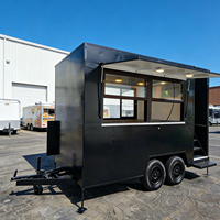 Camions de restauration 13 pieds avec équipement de traiteur complet, camion de restauration pour hot-dogs, remorque alimentaire personnalisée, chariot de snack-bar