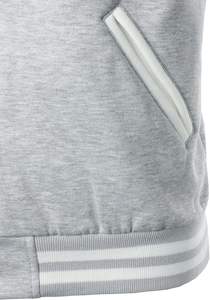 Chaqueta de invierno personalizada de talla grande con letras para hombre, bombardero de béisbol universitario personalizado con cuello levantado y logotipo frontal, servicio OEM personalizado - Product Image 5