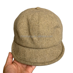 Bérets en laine rétro personnalisés pour hommes et femmes, casquettes de golf de <span class=keywords><strong>luxe</strong></span>, casquettes de soleil, casquettes de newsboy, bérets ajustés en mélange de laine unisexes - Product Image 4