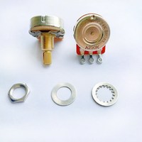Potentiomètres audio pour guitare basse, axe de manivelle 15 mm 18 mm, A500K B500K A250K B250K OHM