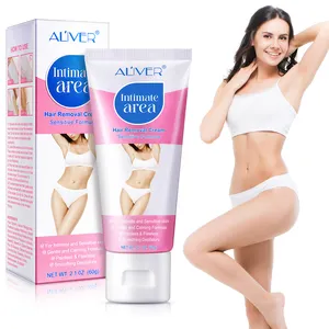 ALIVER-Crema depilatoria para mujeres, depilatoria indolora de cuerpo completo, crema depilatoria permanente para el área íntima