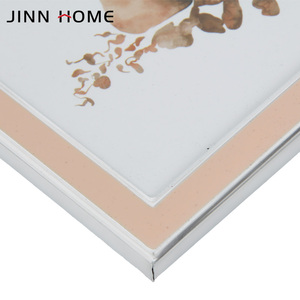 Phong cách hiện đại 5x7inch hình chữ nhật kim loại khung ảnh độc đáo màu hồng-mạ thiết kế sáng tạo phong cách hiện đại kim loại khung ảnh - Product Image 5