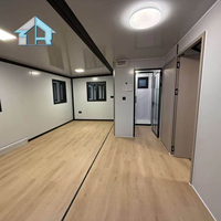 Article populaire : Maisons modulaires préfabriquées extensibles, résistantes aux rayures, à l'usure et au gel, pour bureaux et sites commerciaux extérieurs de startups