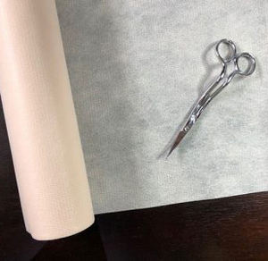 Estabilizador rasgado de bordado a mano Papel rasgado de bordado a mano El poliéster se puede suministrar con bobina y hoja 60g Poliéster rasgado a mano - Product Image 3