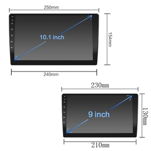 Ts18 Android 2 + 32 gam DVD Player màn hình cảm ứng 2 DIN MP5 Máy nghe nhạc Android 9 ''10 "Xe DSP 4 gam đài phát thanh đôi DIN Android Car DVD Player - Product Image 2