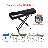 Premium 88-Keys Digital Electronic Piano Keyboard Dust Cover Thick Full Covering Soft Surface Accessory Music Instrument