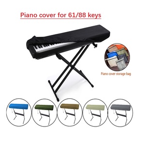 Premium 88 touches <span class=keywords><strong>clavier</strong></span> de Piano électronique numérique cache-poussière épais couverture complète accessoire de Surface souple Instrument de musique - Product Image 2