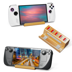 Support en alliage d'aluminium givré pour <span class=keywords><strong>Steam</strong></span> Deck pour Rog Ally pour Nintendo Switch support de Base en alliage - Product Image 4