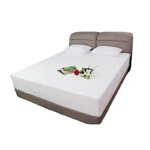 Premium Stoff Matratzen schoner mit Reiß verschluss-Temperatur regulierend, atmungsaktiv, für optimalen Schlaf komfort