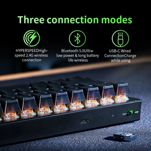 Teclado Inalámbrico para Juegos Razer BlackWidow V4 Mini Hyperspeed de 3 Modos, Intercambiable en Caliente, 5.3, RGB, Portátil, para Esports - Product Image 4