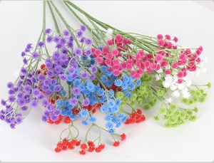 Flores de Látex Gypsophila Real Touch Feitas à Mão Brancas para Volta às Aulas Modernas da Marca YUNJIN Preço de Atacado de Fábrica - Product Image 5