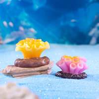 Coloré Faux Résine Corail Plante Aquarium Décorations Fish Tank Ornement Décor Artificielle Polyrésine Coral Reef Décor Accessoires