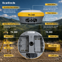 Récepteur GNSS de caméra de base Rover, instruments de mesure et de test industriels, équipement de topographie GPS RTK Toptech TK200+TK300