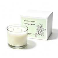Coffret Cadeau Parfumé Best-Seller Transfrontalier : Bougies Parfumées et Diffuseur d'Arômes Haut de Gamme pour Chambre, Cire Végétale Naturelle, Senteurs de Jasmin