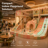 Parque Infantil Comercial Interior, Castillo de Dulces, Mercado de Juego, Paneles Sensoriales, Piscina de Pelotas, CE ISO 9001, Proyecto para Museos
